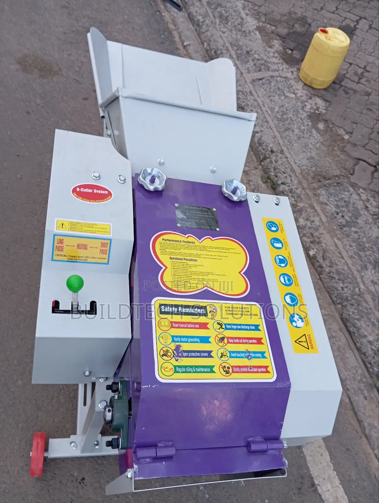 High-Speed Chopper for Farms – Petrol/Motor
