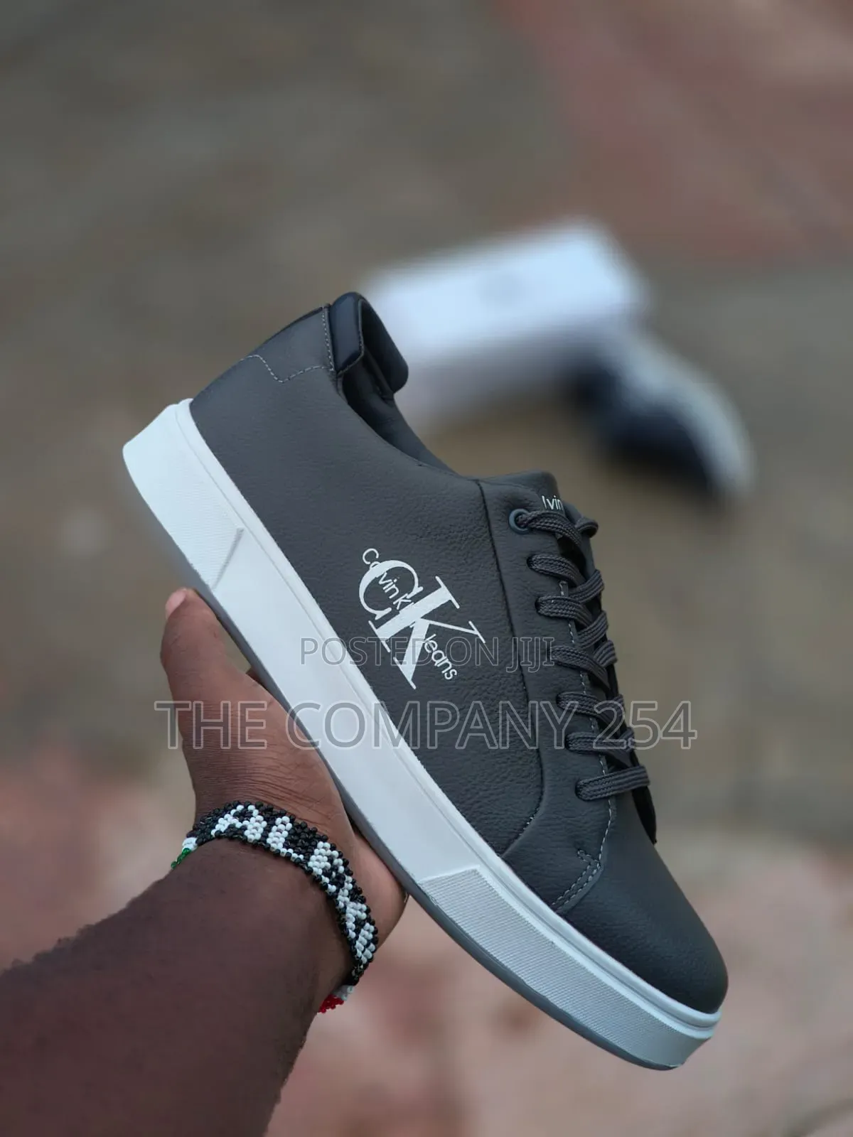 Quality Leather Smart Casual Calvin Klein Rubber Sole Shoes