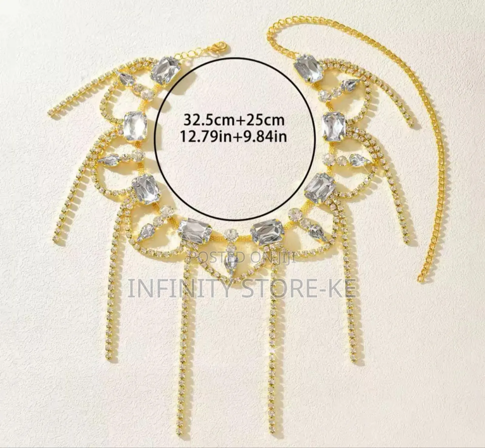 Rhinestone Choker Necklace