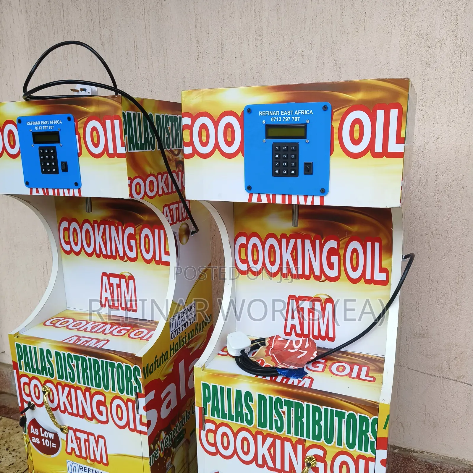 Hygienic Salad Oil Atm Machine With Sales Monitoring
