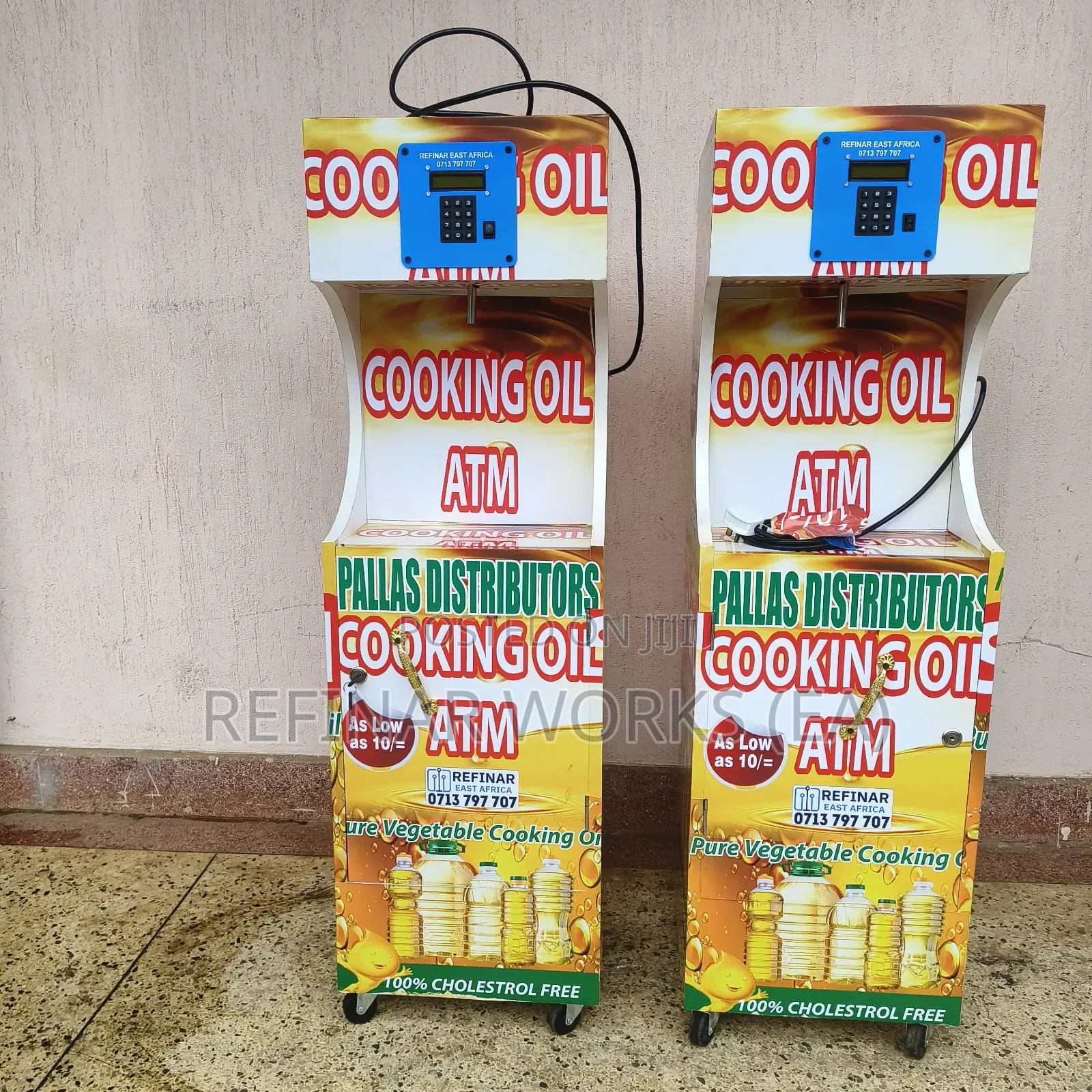 Hygienic Salad Oil Atm Machine With Sales Monitoring