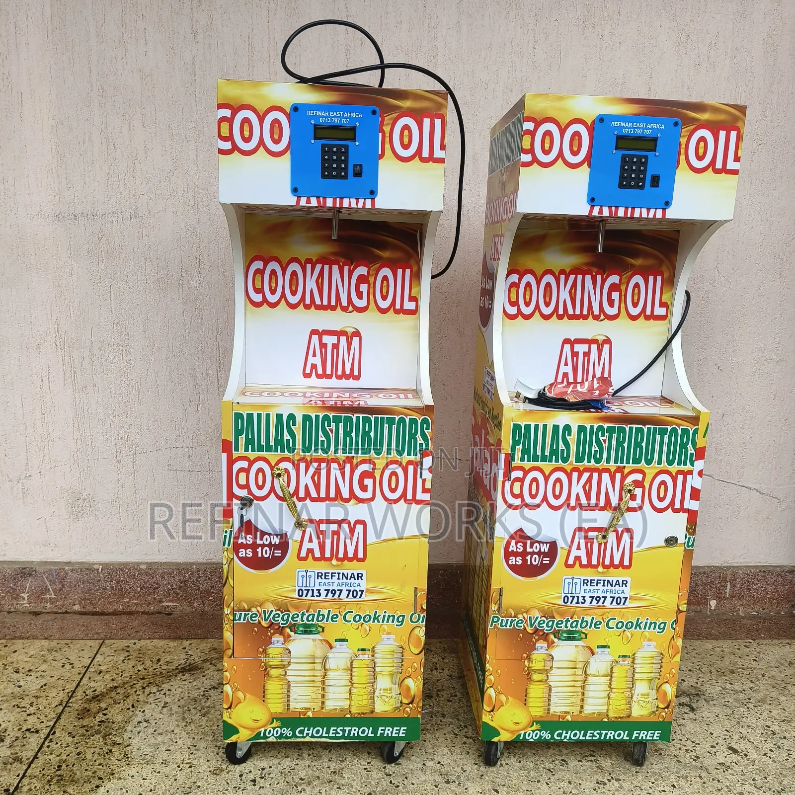 Hygienic Salad Oil Atm Machine With Sales Monitoring