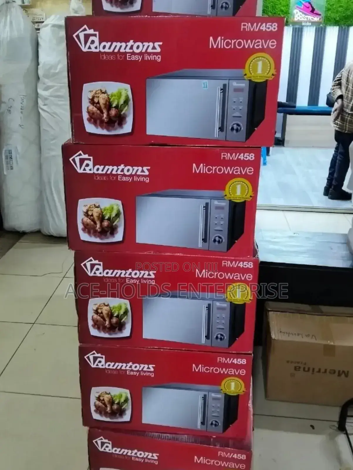 Ramtons Rm/458 - Digital Glass Microwave, 700w - 20 Litres Capacity