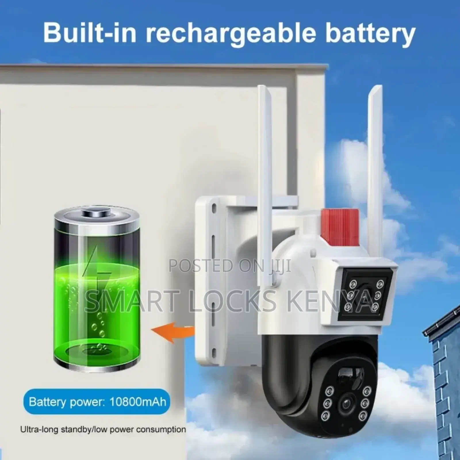 Solar Powered CCTV Security Camera