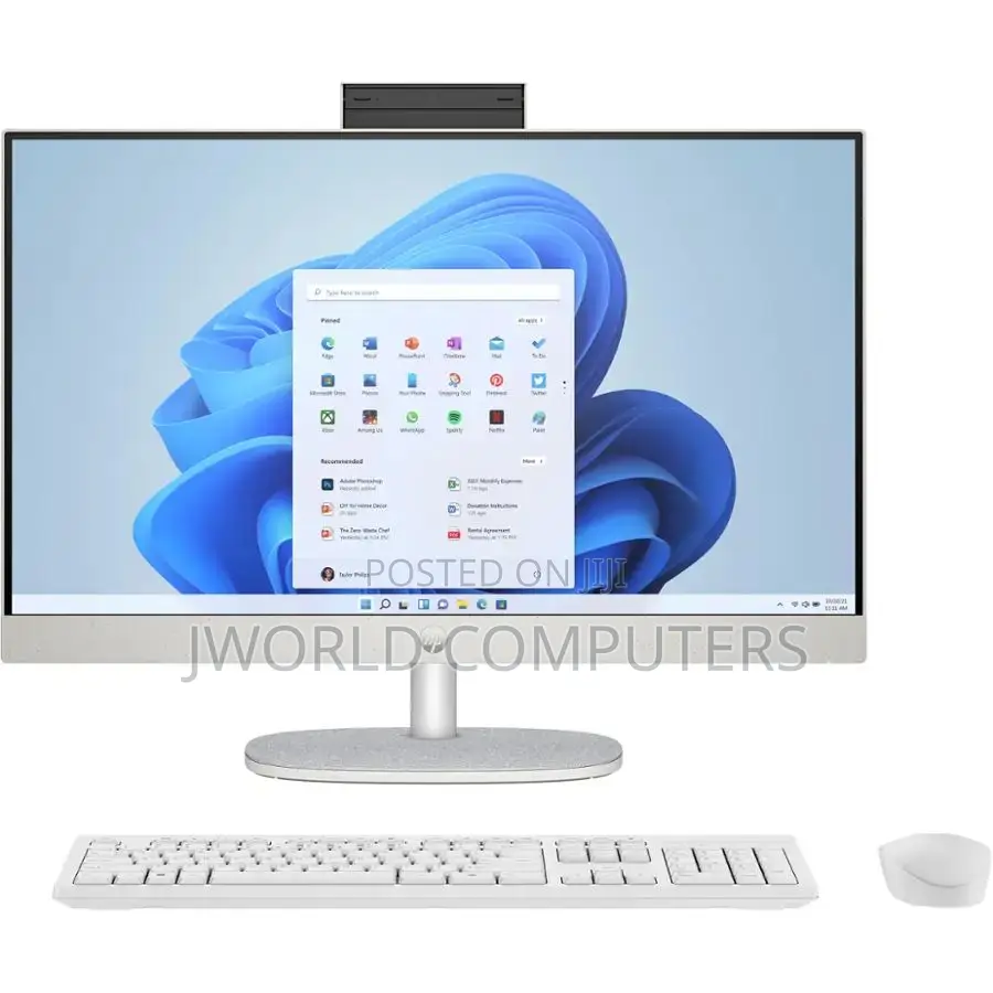 New Desktop Computer HP AiO 24 8GB Intel Core i5 SSD 512GB