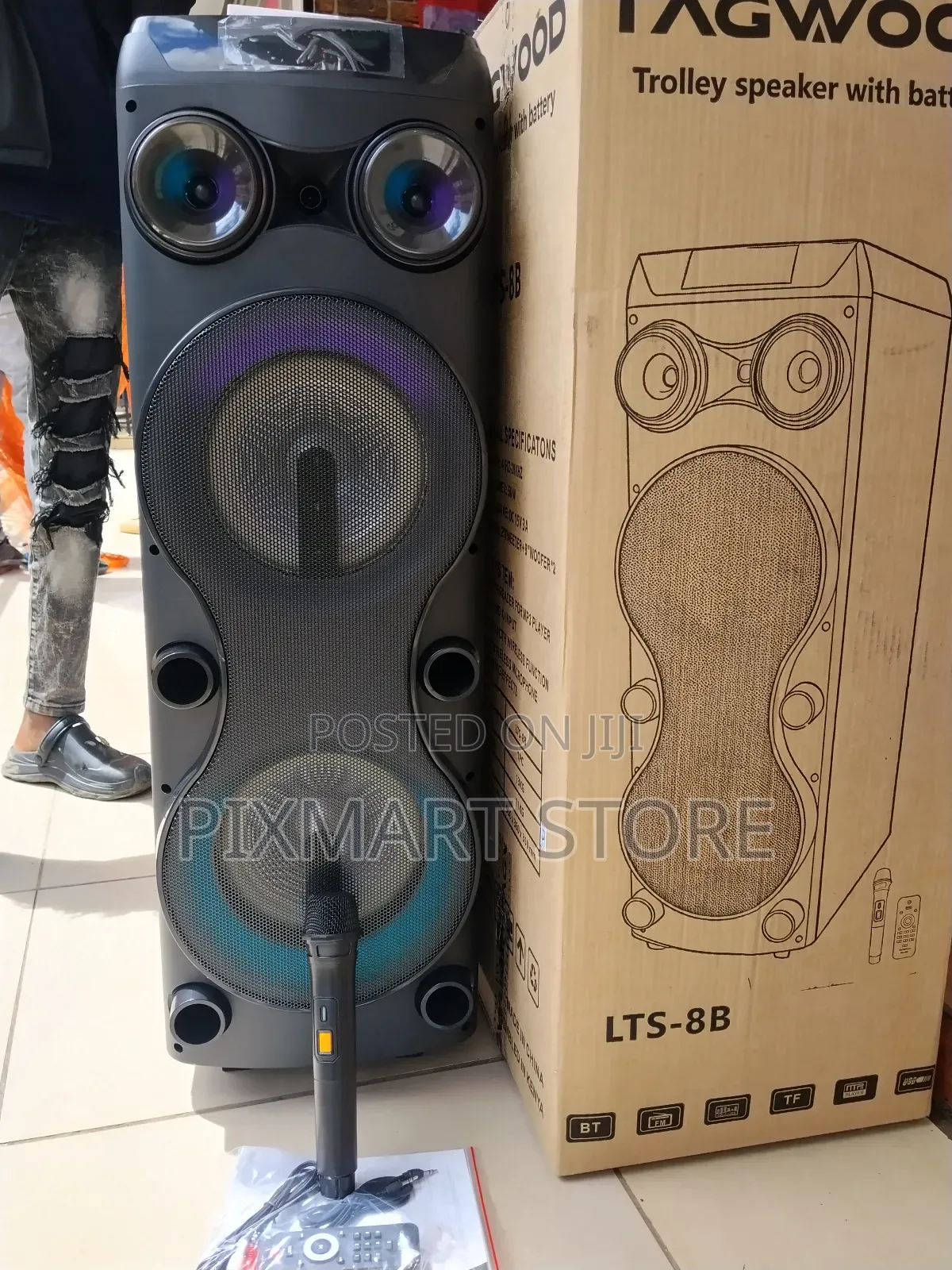 Tagwood LTS 8b Party Speaker With Microphone