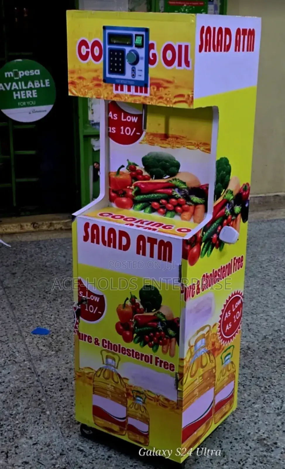 20 Litres Bottom Load - Digital Salad Atm Machine
