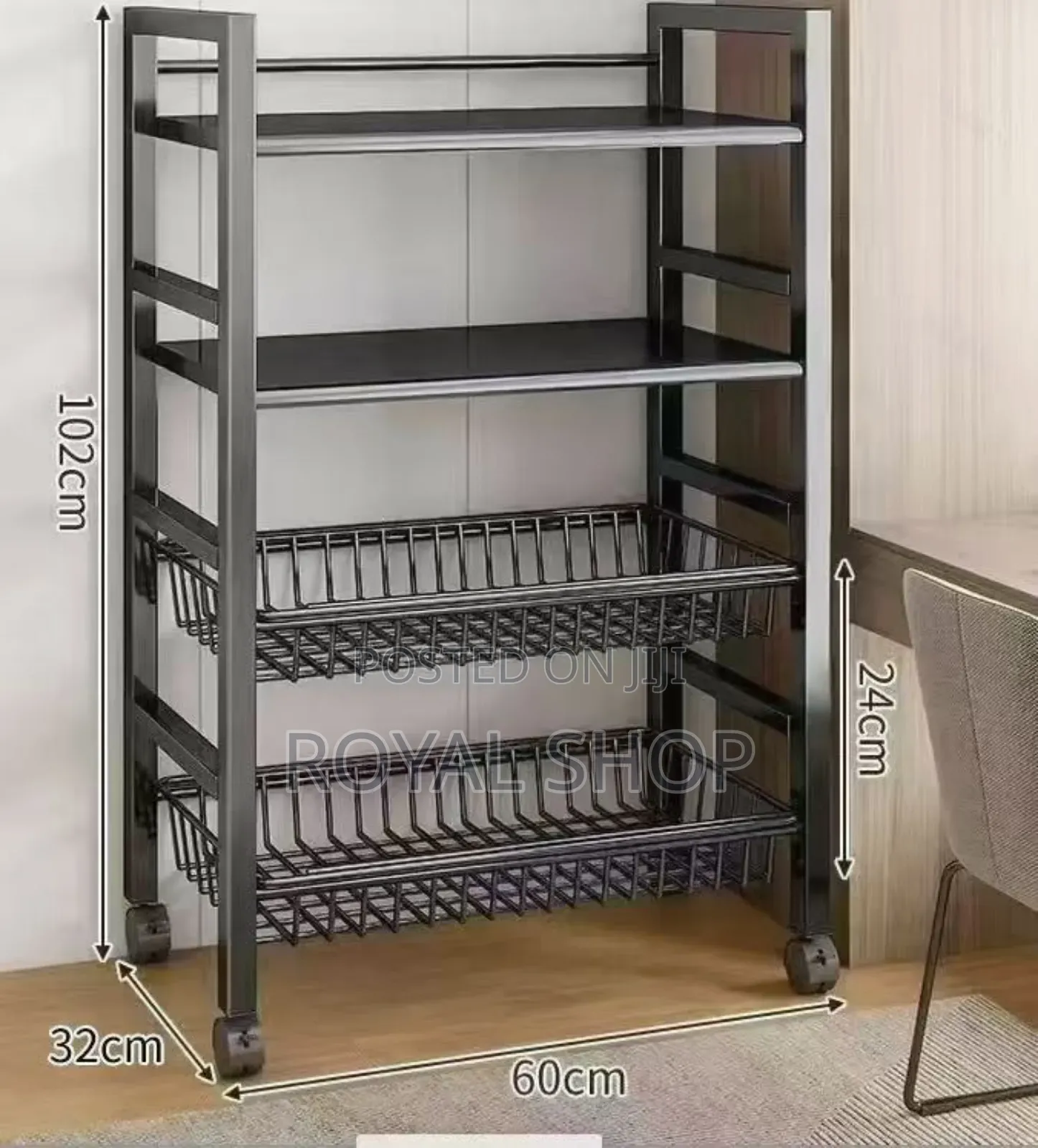 Mettalic Kitchen Storage Rack