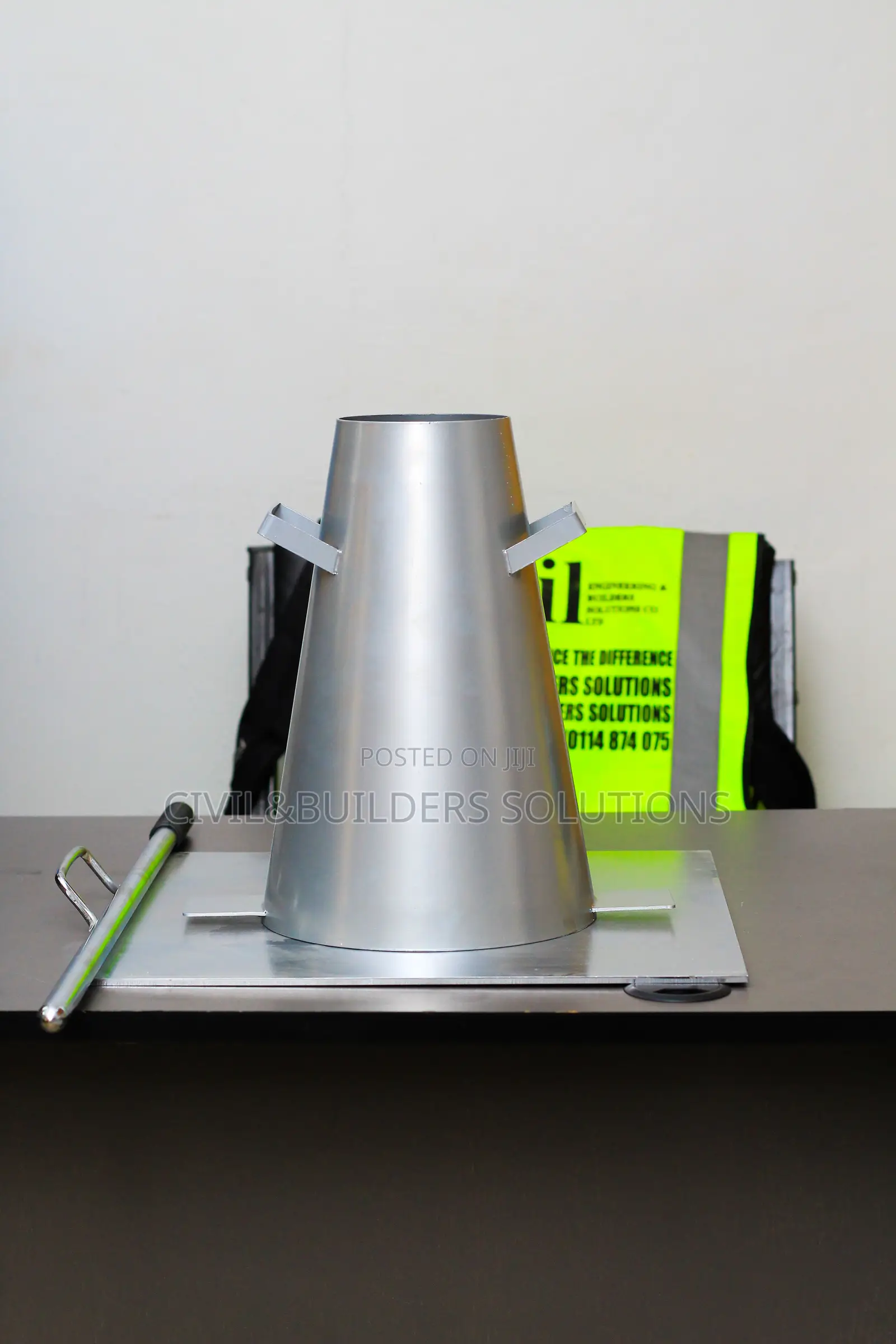 Concrete Slump Cone Workability Testing Apparatus