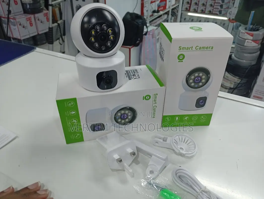 Indoor Security Camera Dual Lens CCTV Camera V380 Pro Baby Monitor