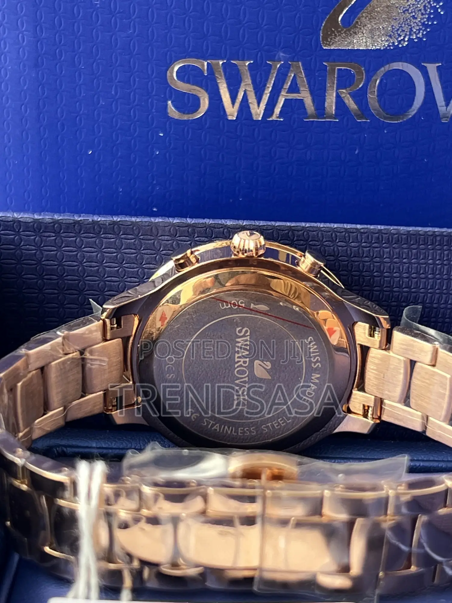Swarovski Octea Lux Sport Rose Gold Brown and Pink Dial Women Watch