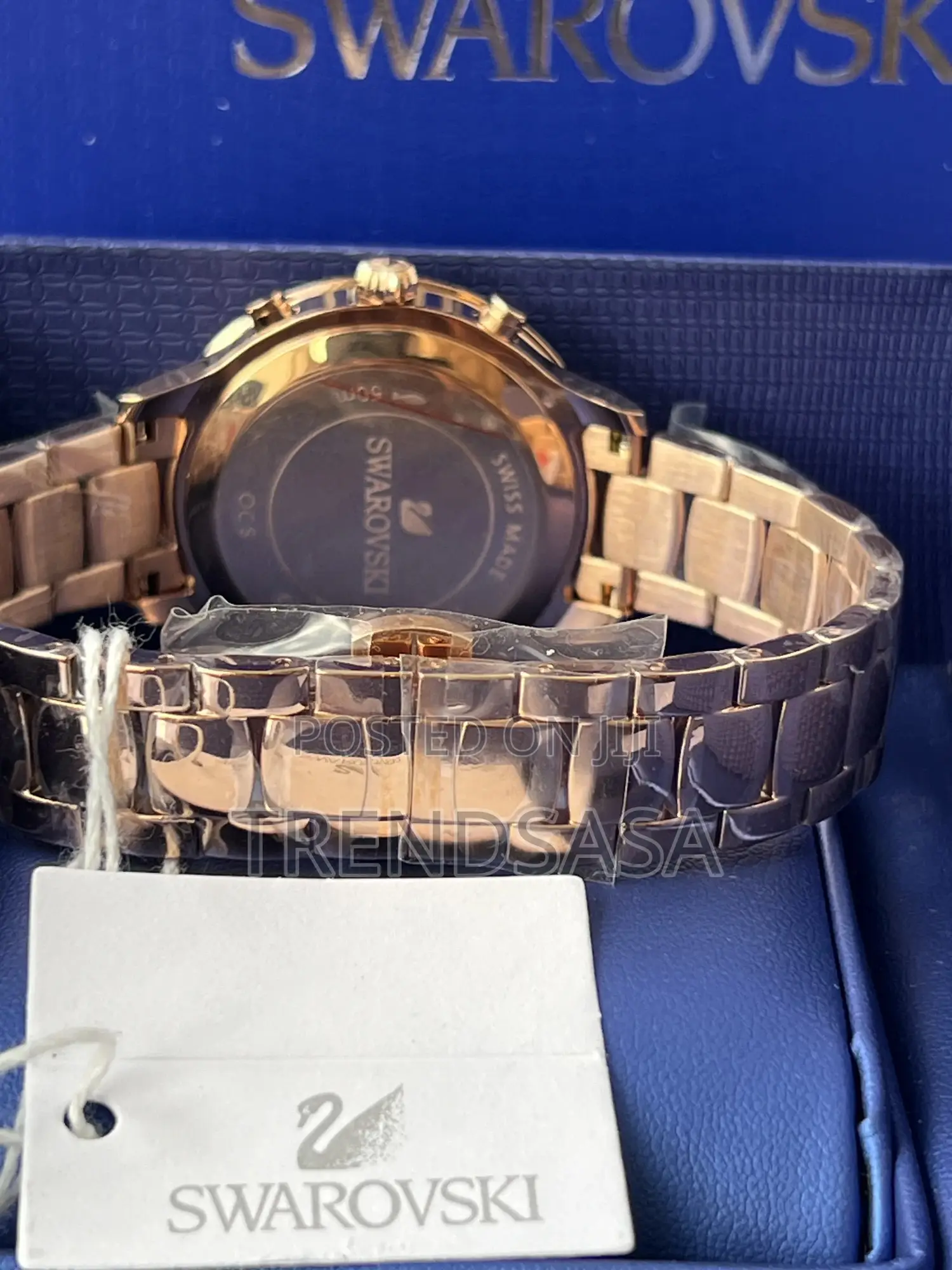 Swarovski Octea Lux Sport Rose Gold Brown and Pink Dial Women Watch