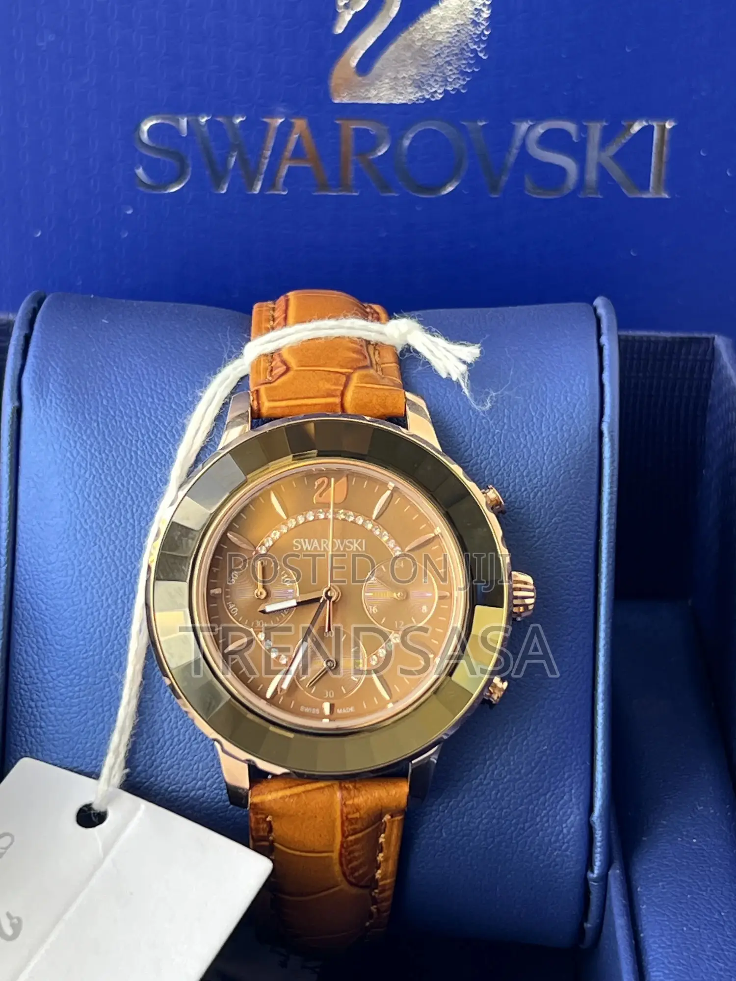 Swarovski Women Octea Lux Pink and Brown Chronograph Ladies Watch