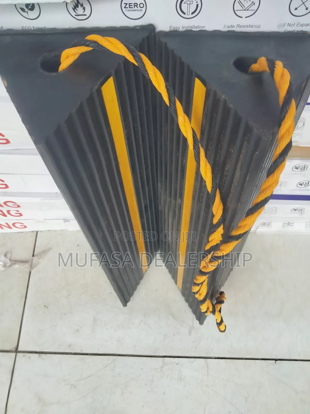 Heavy Duty Double Wheel Chocks