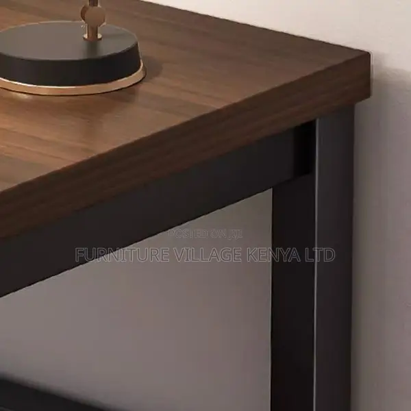 Office Table ; 1.2 Meter Office Table With Metal Base
