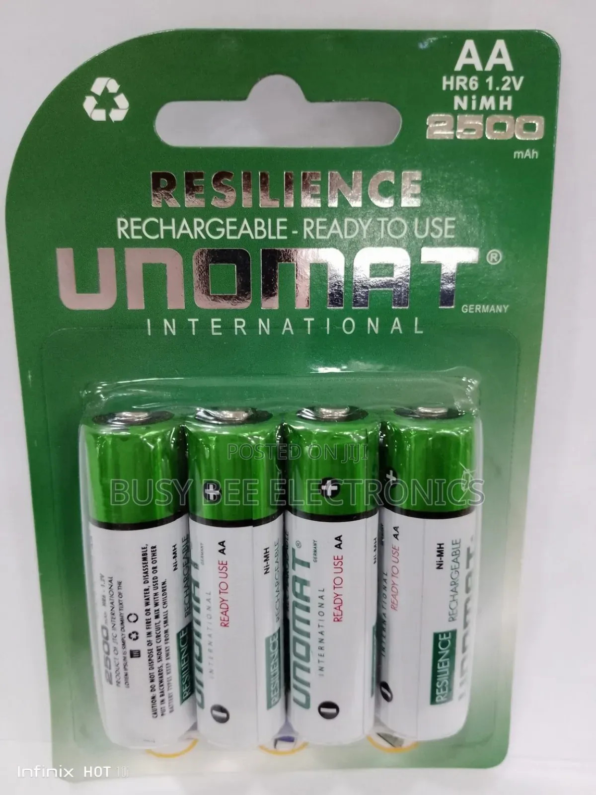 Unomat Aa Rechargeable 2500 Mah