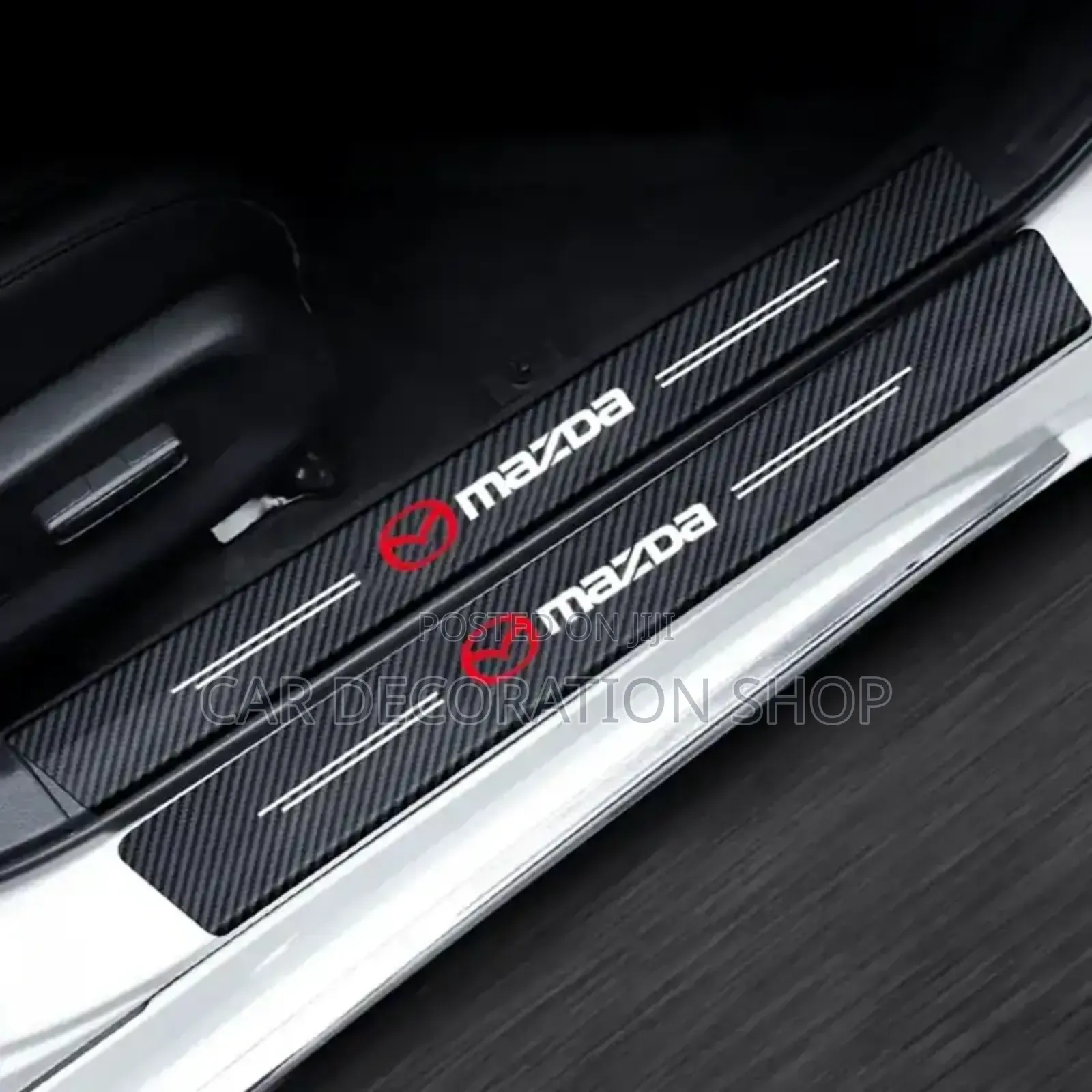 4pcs Mazda Universal Carbon Threshold Protective