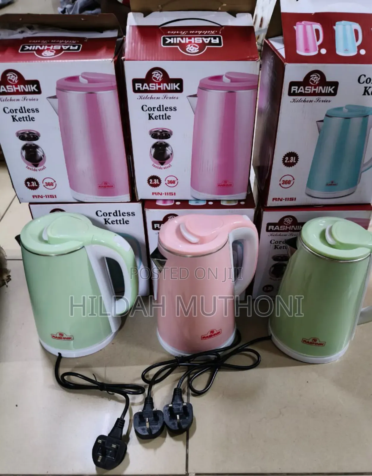 Rashnik 2.3litres Plastic Electric Kettle