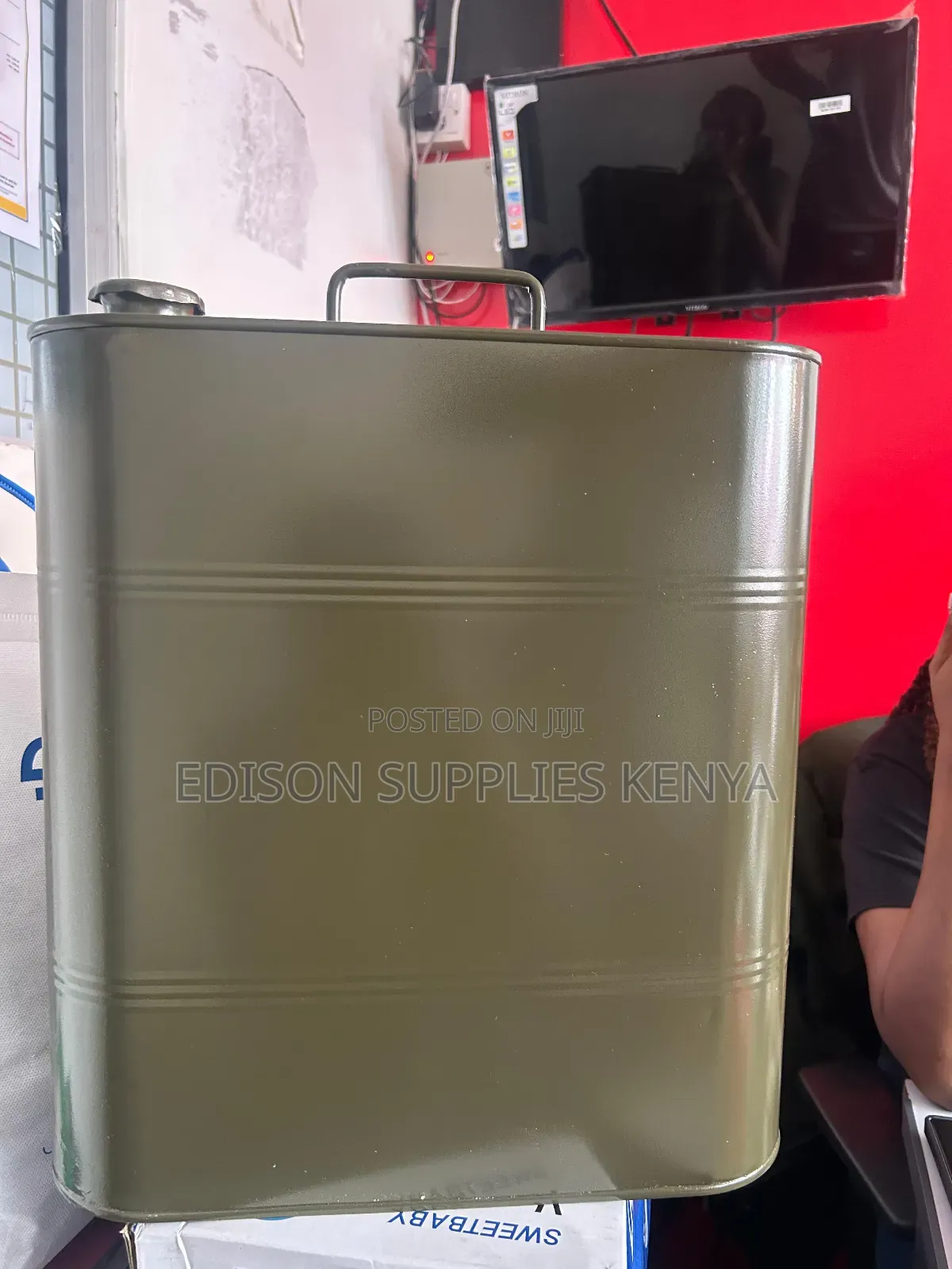 Fuel Tank 20l Fuels Jerry Can 20 Litres Metallic Storage Tins