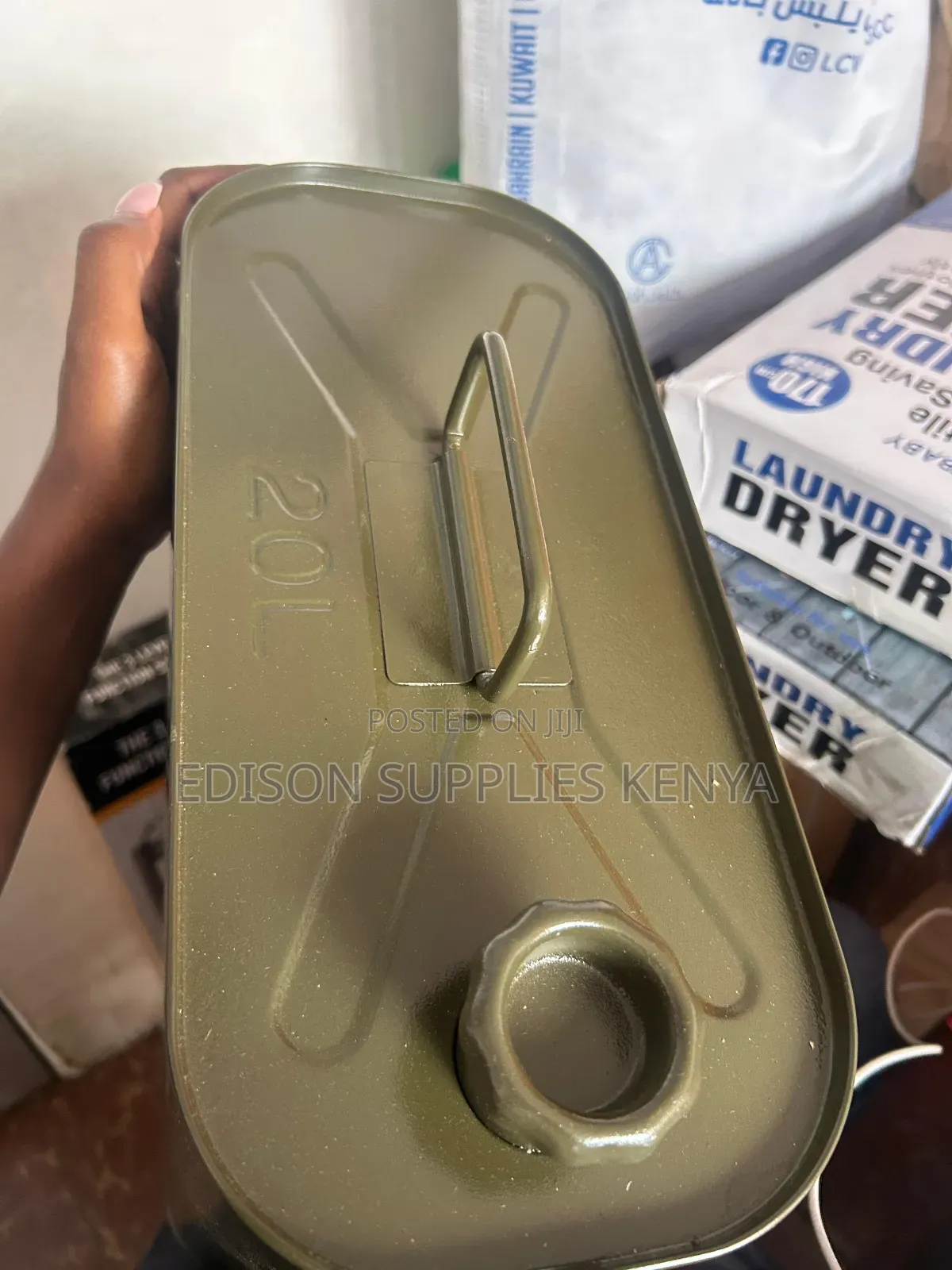 Fuel Tank 20l Fuels Jerry Can 20 Litres Metallic Storage Tins