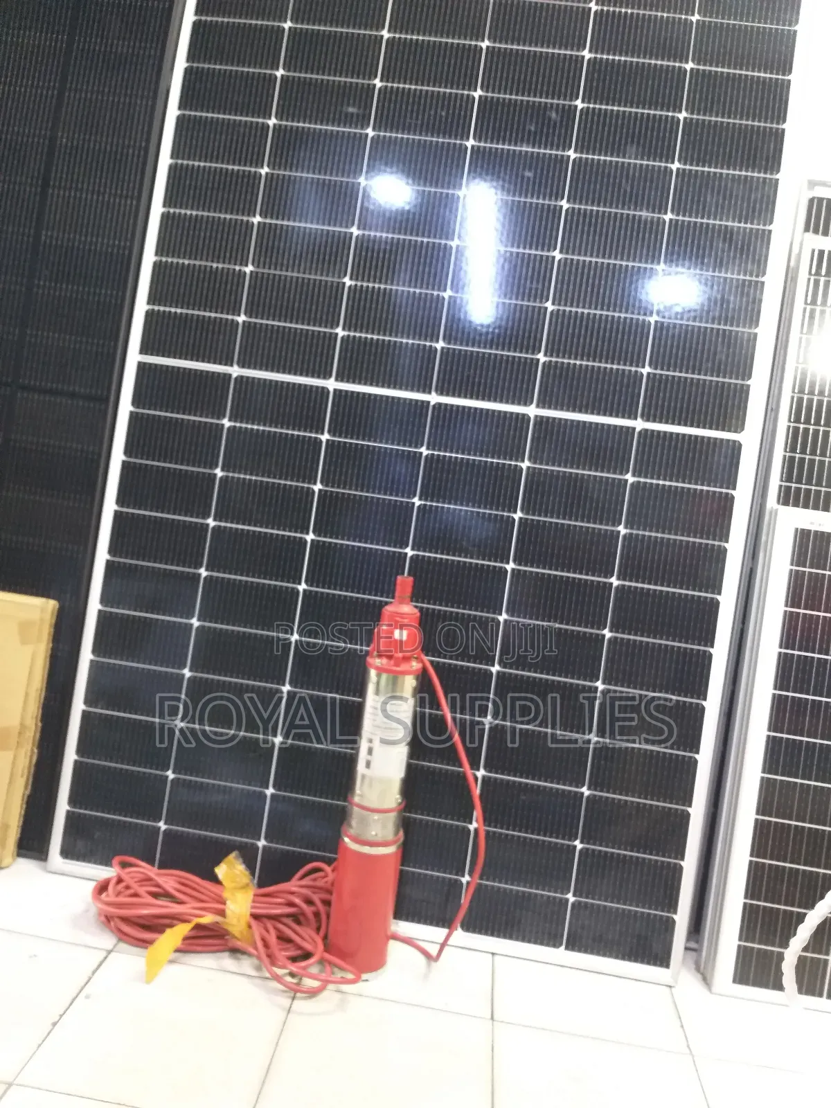 50m Submersible Solar Water Pump Kit With 2 Panels
