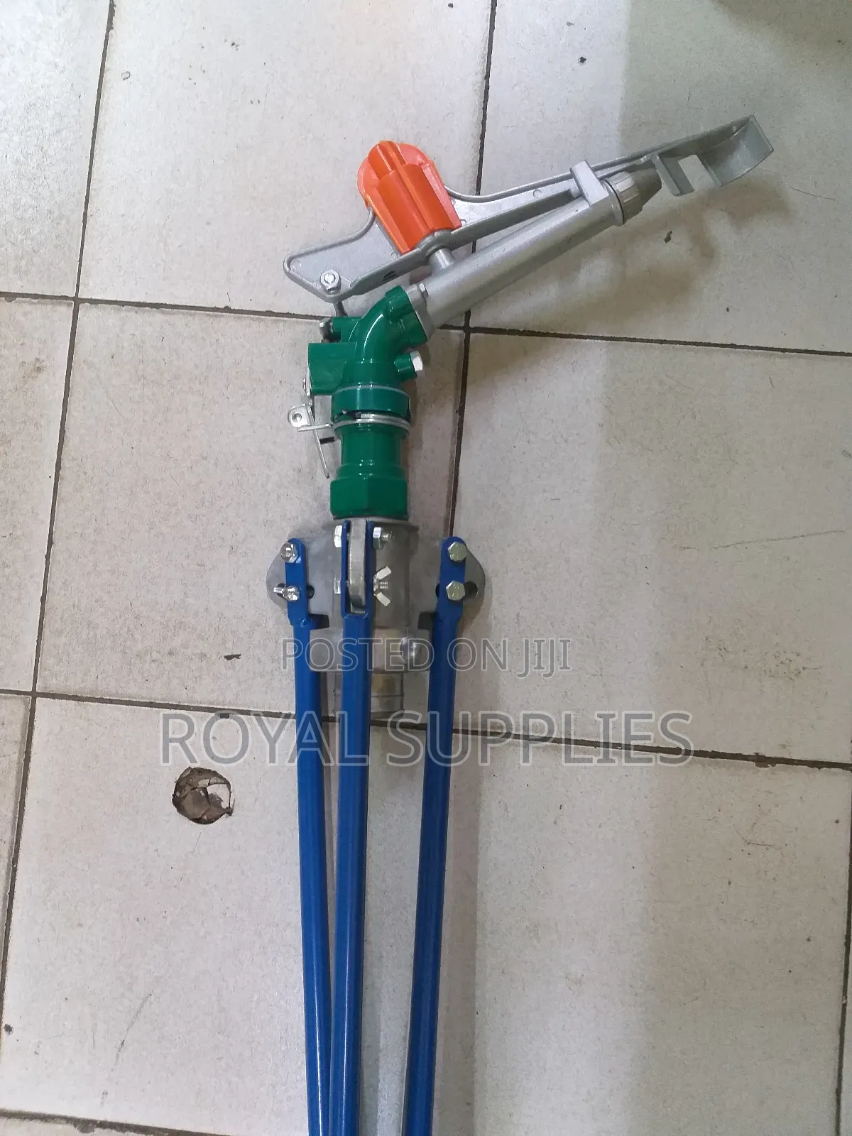 Brass Rain Gun Sprinkler Complete