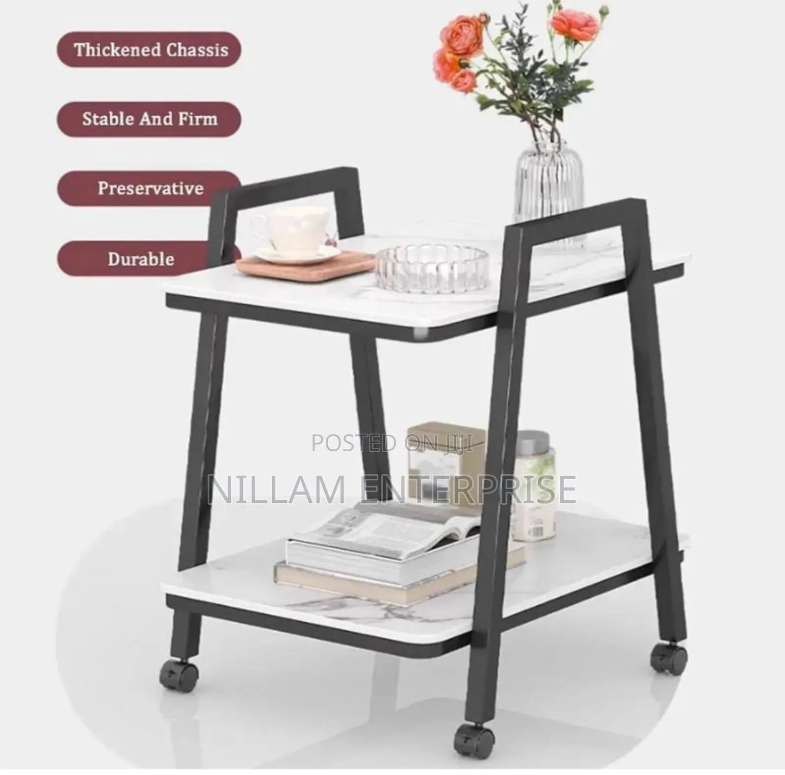 Rolling End Table