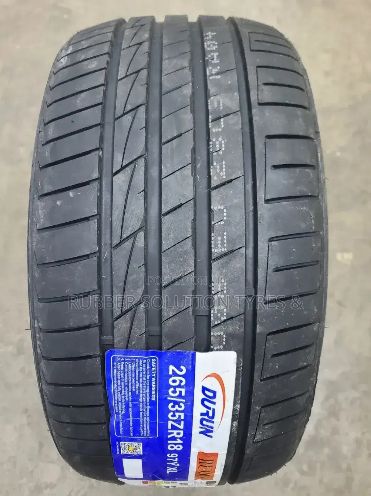 265/35r18 Durun Tyres 97 Y X/L