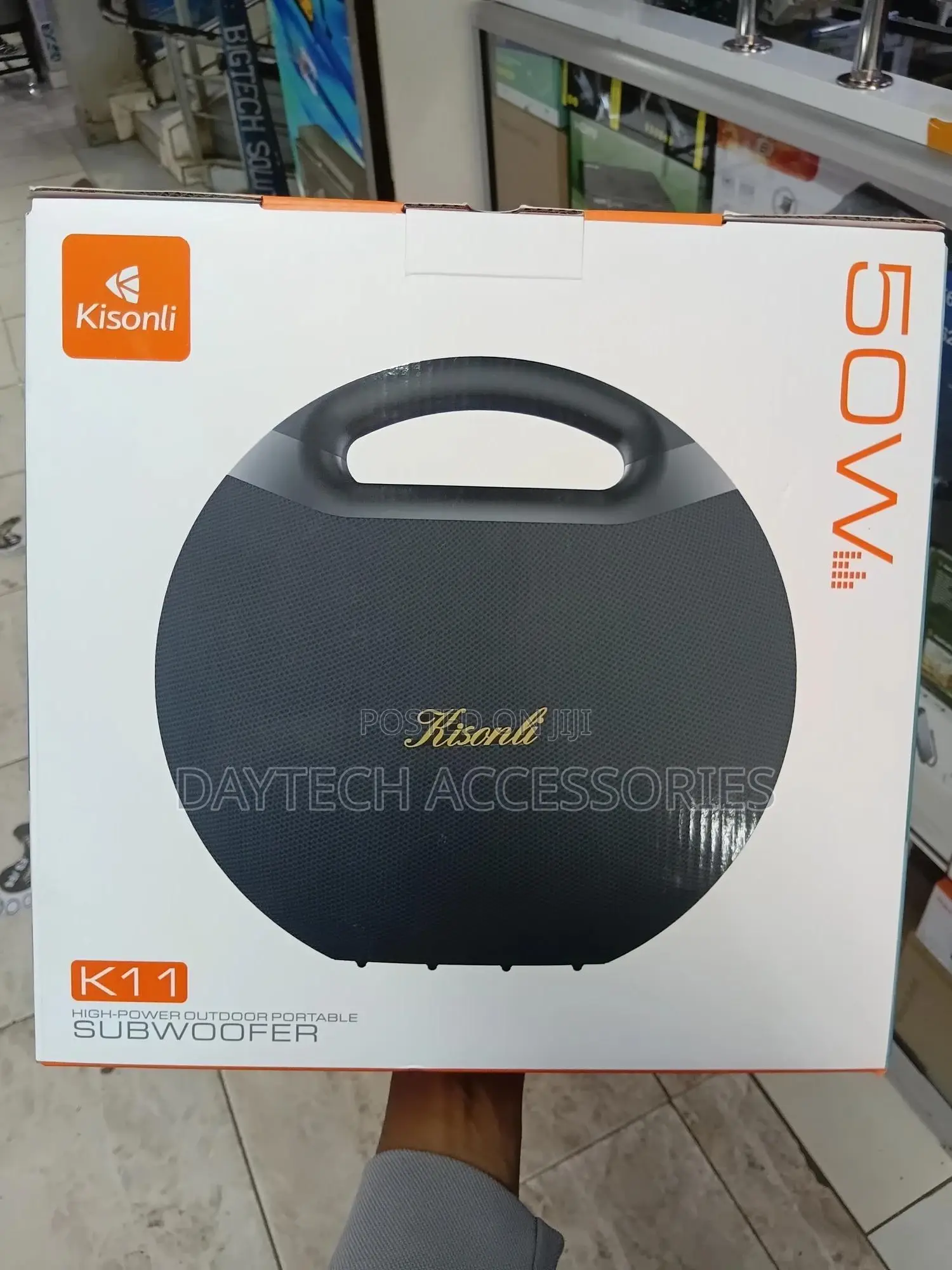 Kisonli Bluetooth Speaker With 4500mah Battery 50w