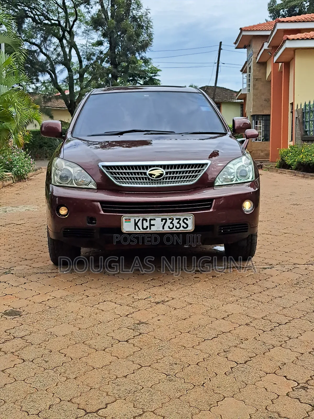 Toyota Harrier 3.3 Hybrid 4WD 2008 Maroon