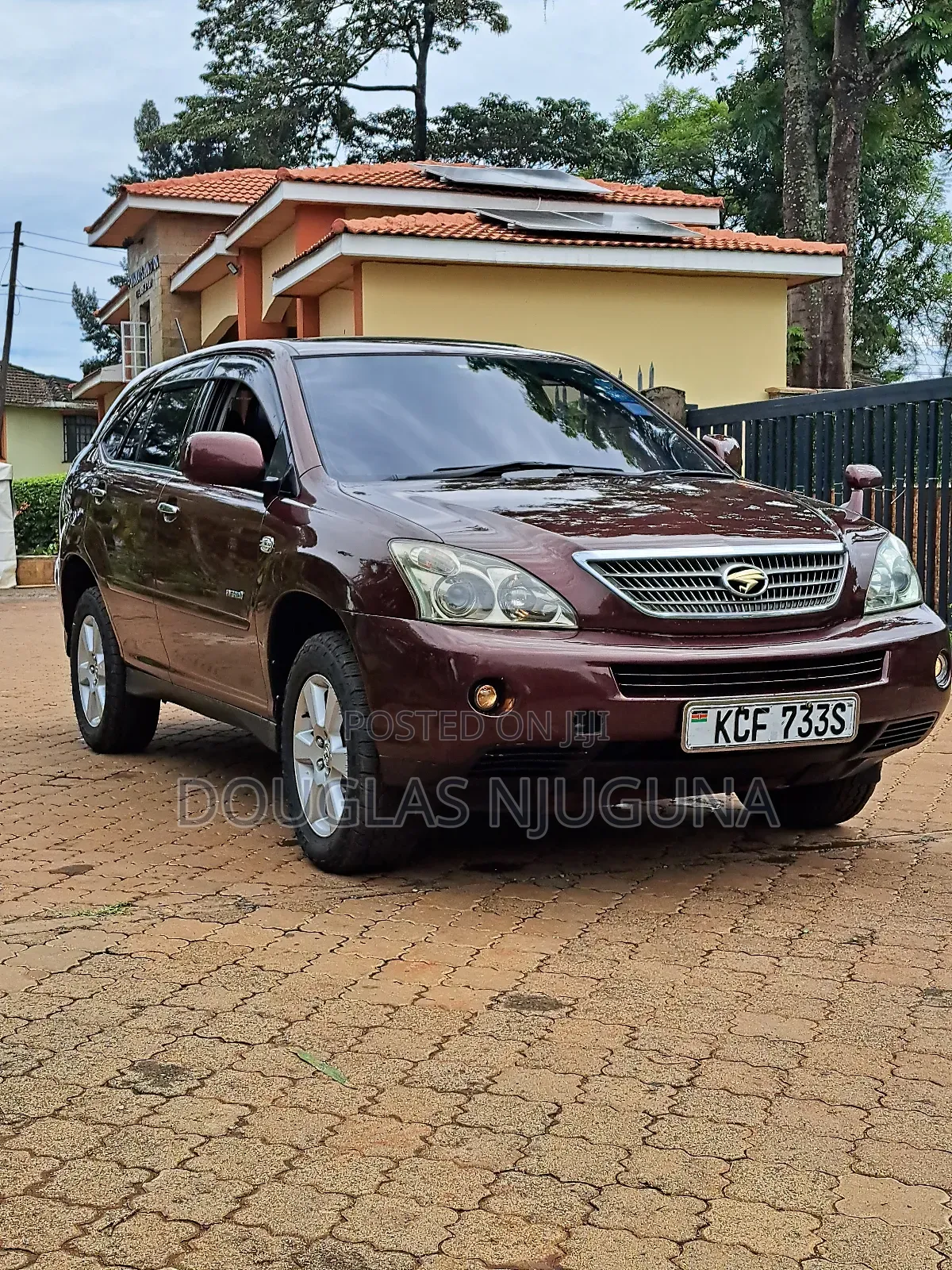 Toyota Harrier 3.3 Hybrid 4WD 2008 Maroon