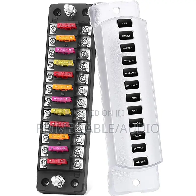Fuse Box{12way} With Negative Bus Automotive Fuse Block
