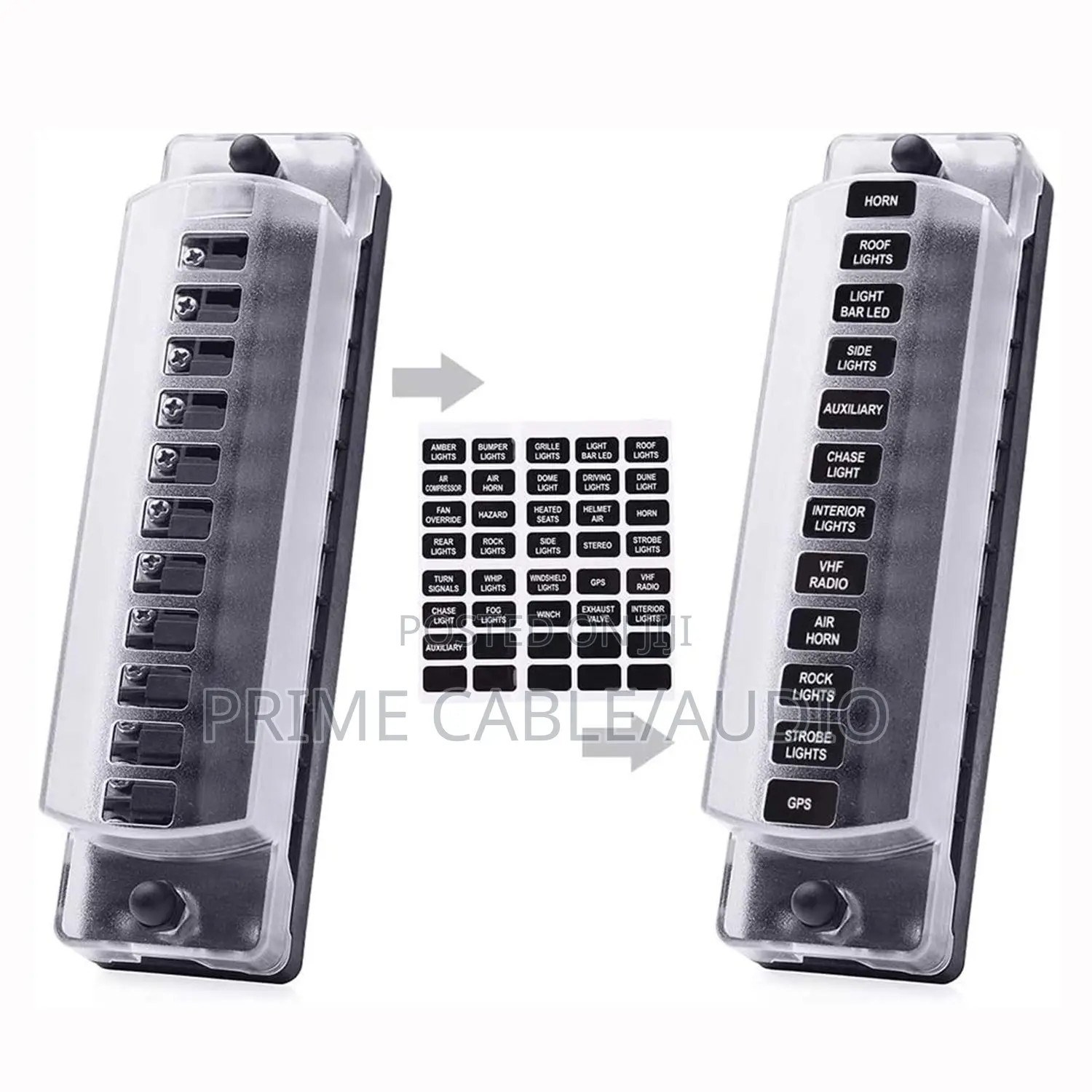 Fuse Box{12way} With Negative Bus Automotive Fuse Block