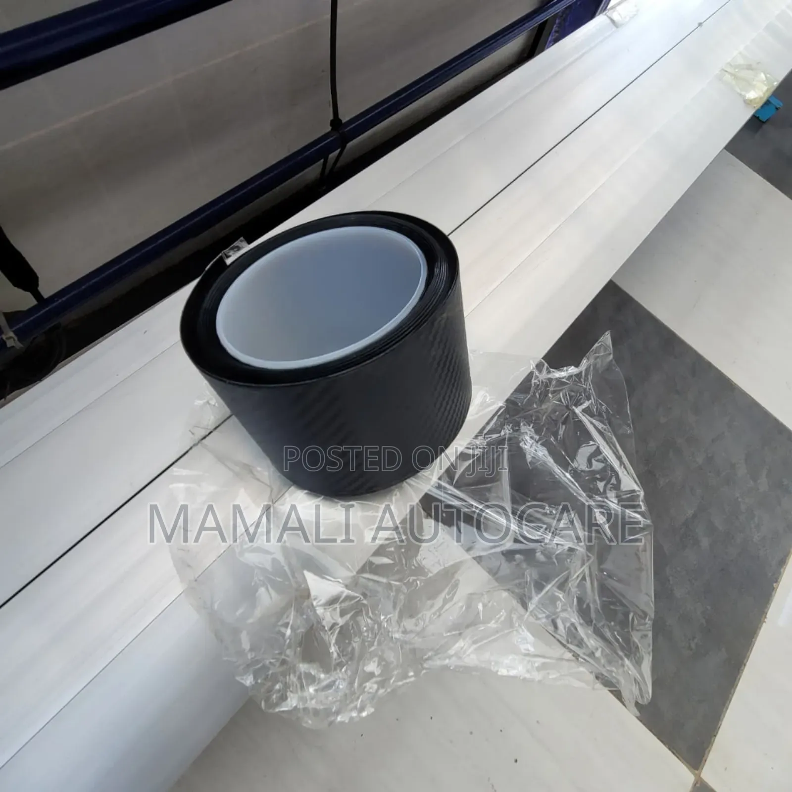 5m X 7cm Carbon Fibre Nano Sticker