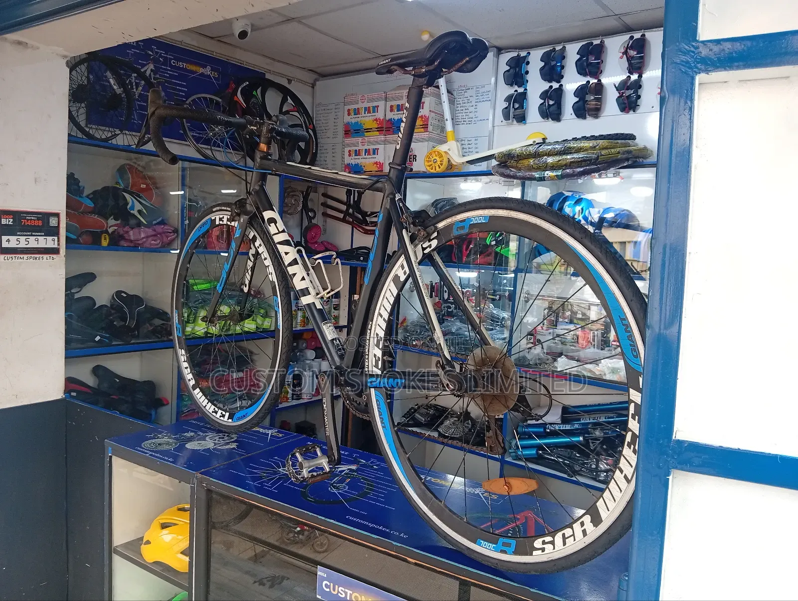 Giant Road Bike (Deep Section Rims)