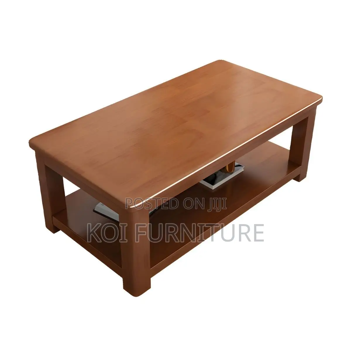 Coffee Table; Mahogany Crafted Executive Home Office Coffee Table