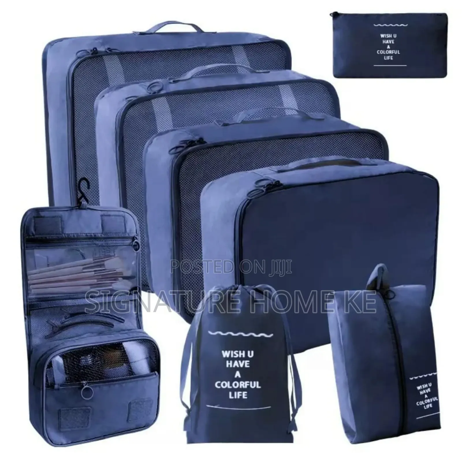 7pc Luggage Travel Suitcase Organizer