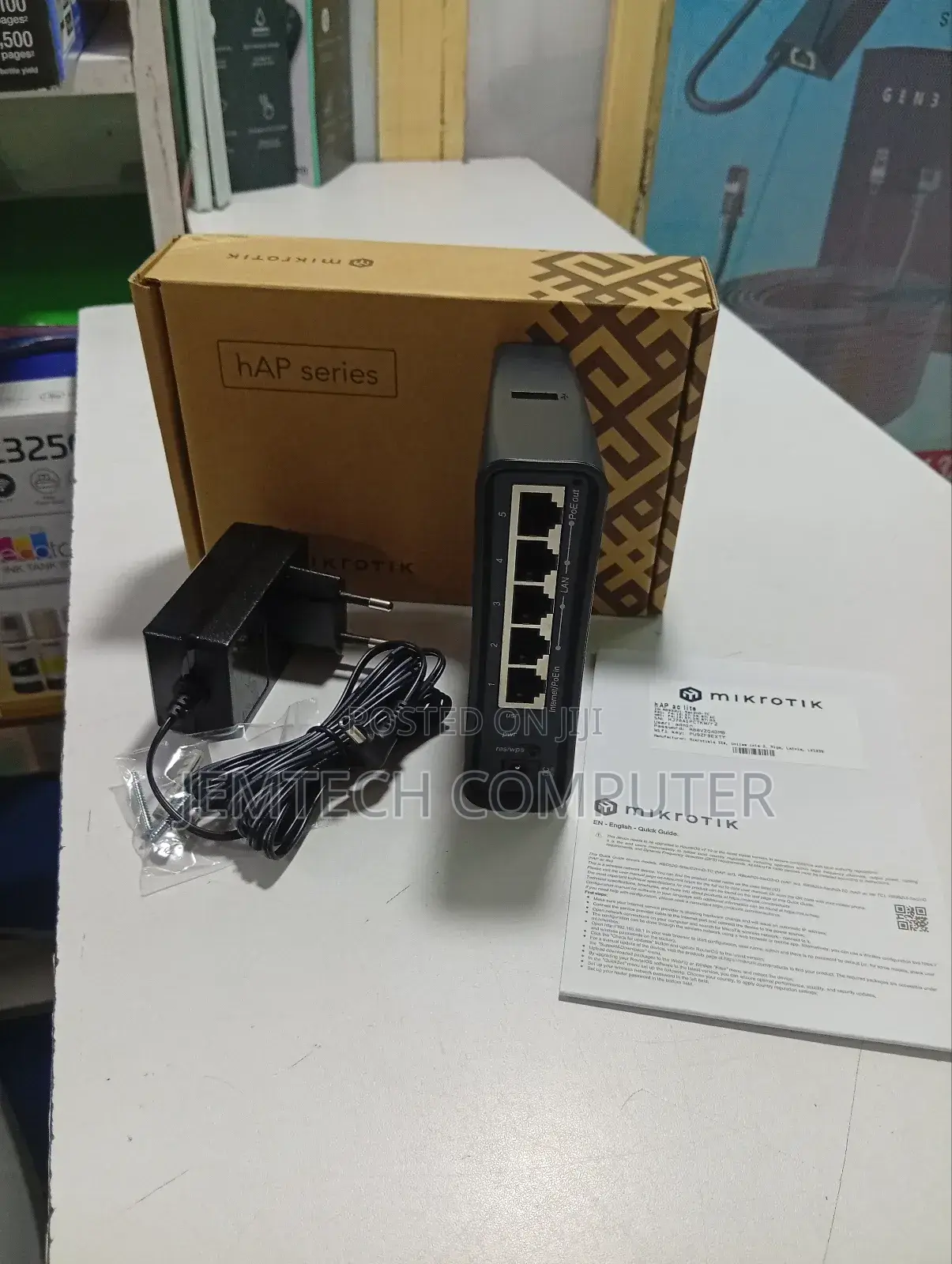 Rb952ui-5ac2nd-Tc Mikrotik Hap Ac Lite
1 Poe Out Port Router