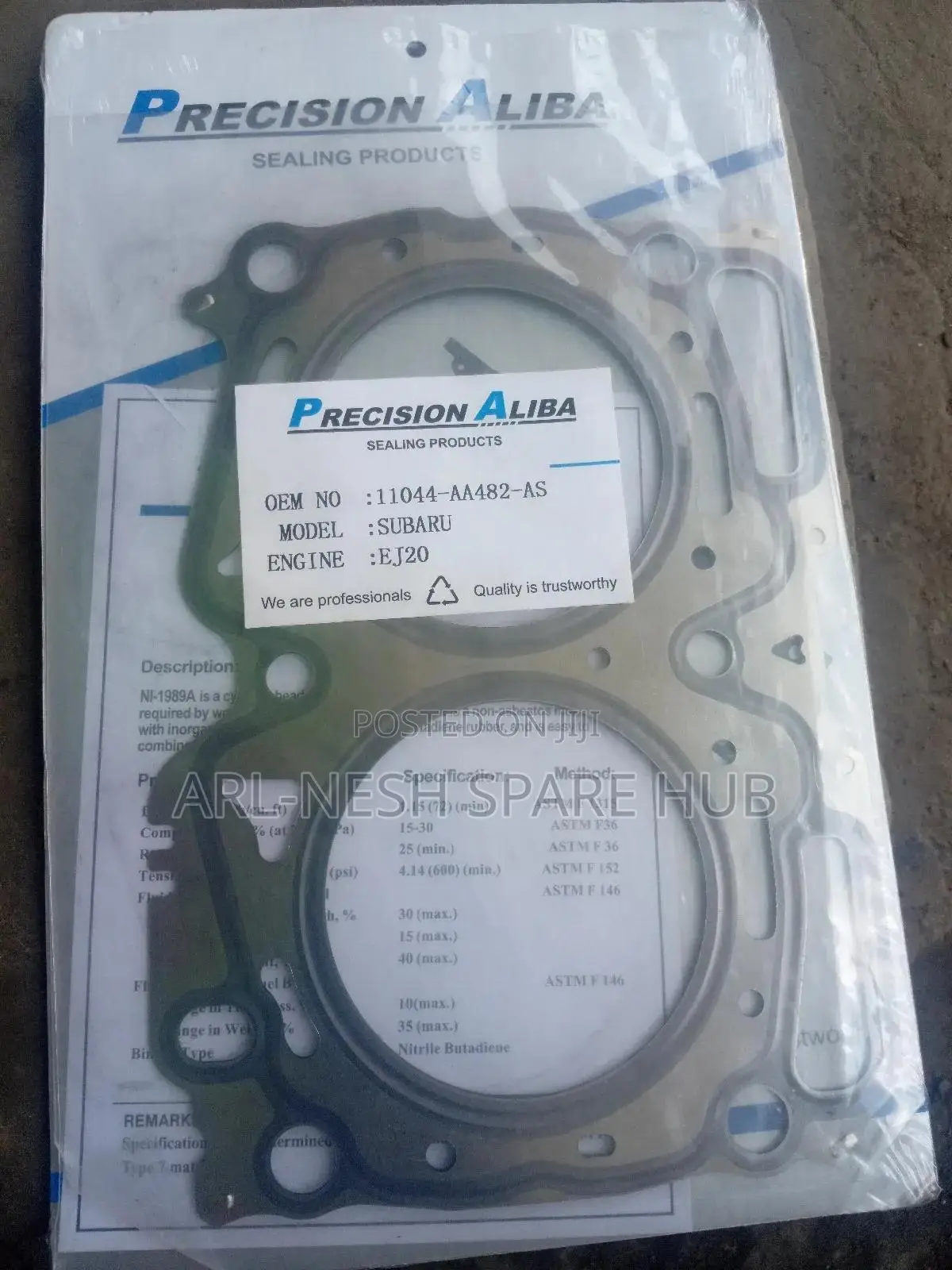 Subaru Ej20 Engine Metallic Gasket