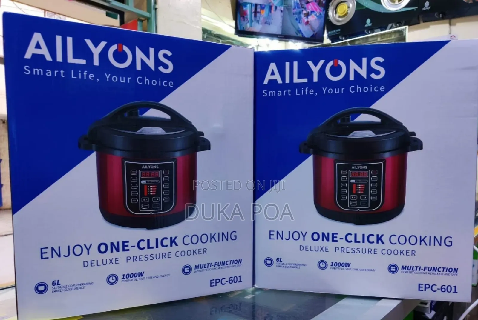 6 LTRS Ailyons Electric Pressure Cooker