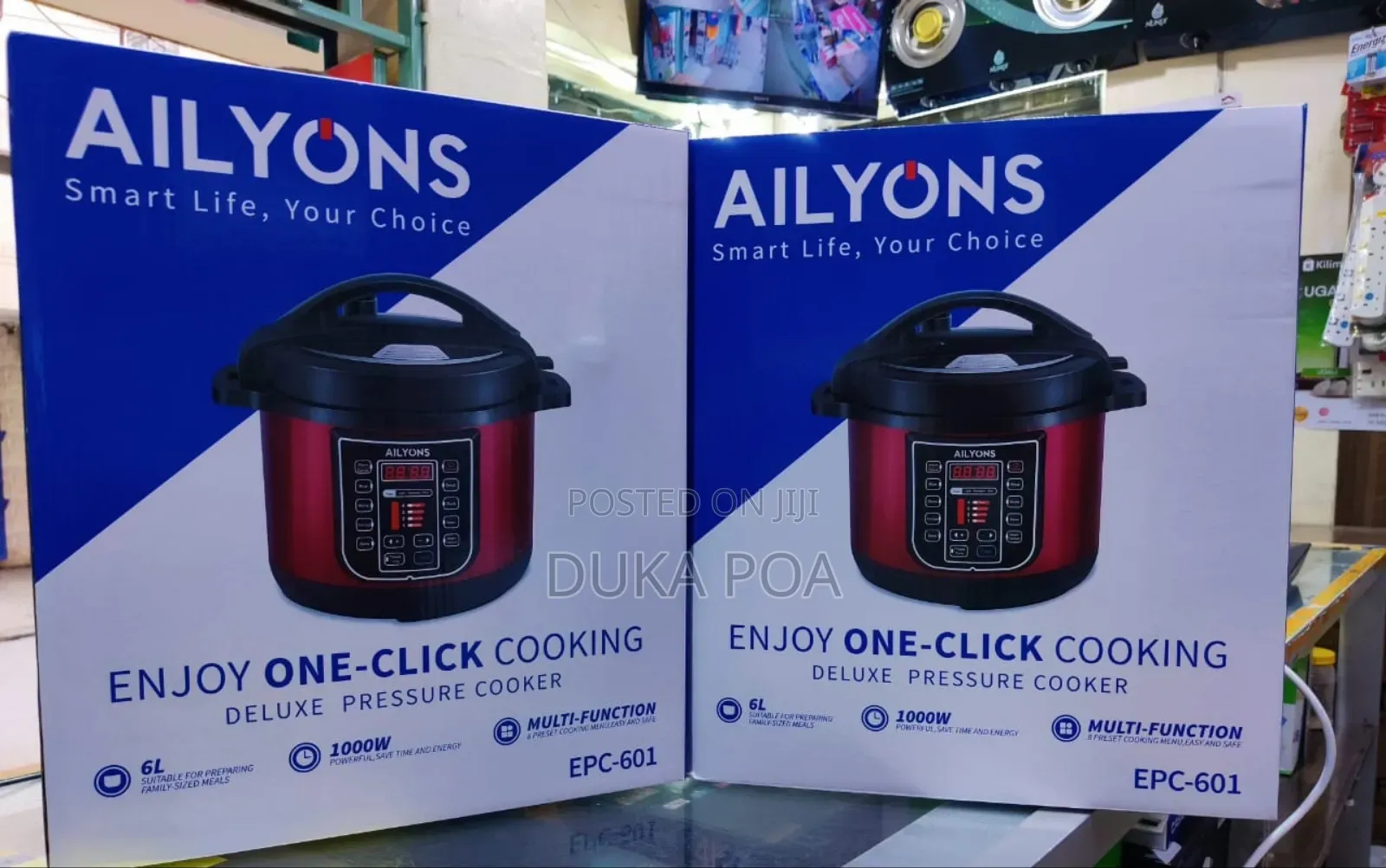 6 LTRS Ailyons Electric Pressure Cooker