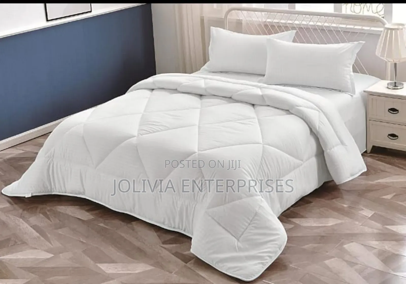 White Stripped Duvet Sets