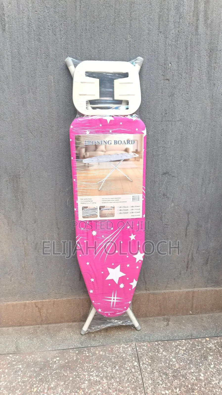 Metallic Ironing Board Size Length 90cm, Width 30cm