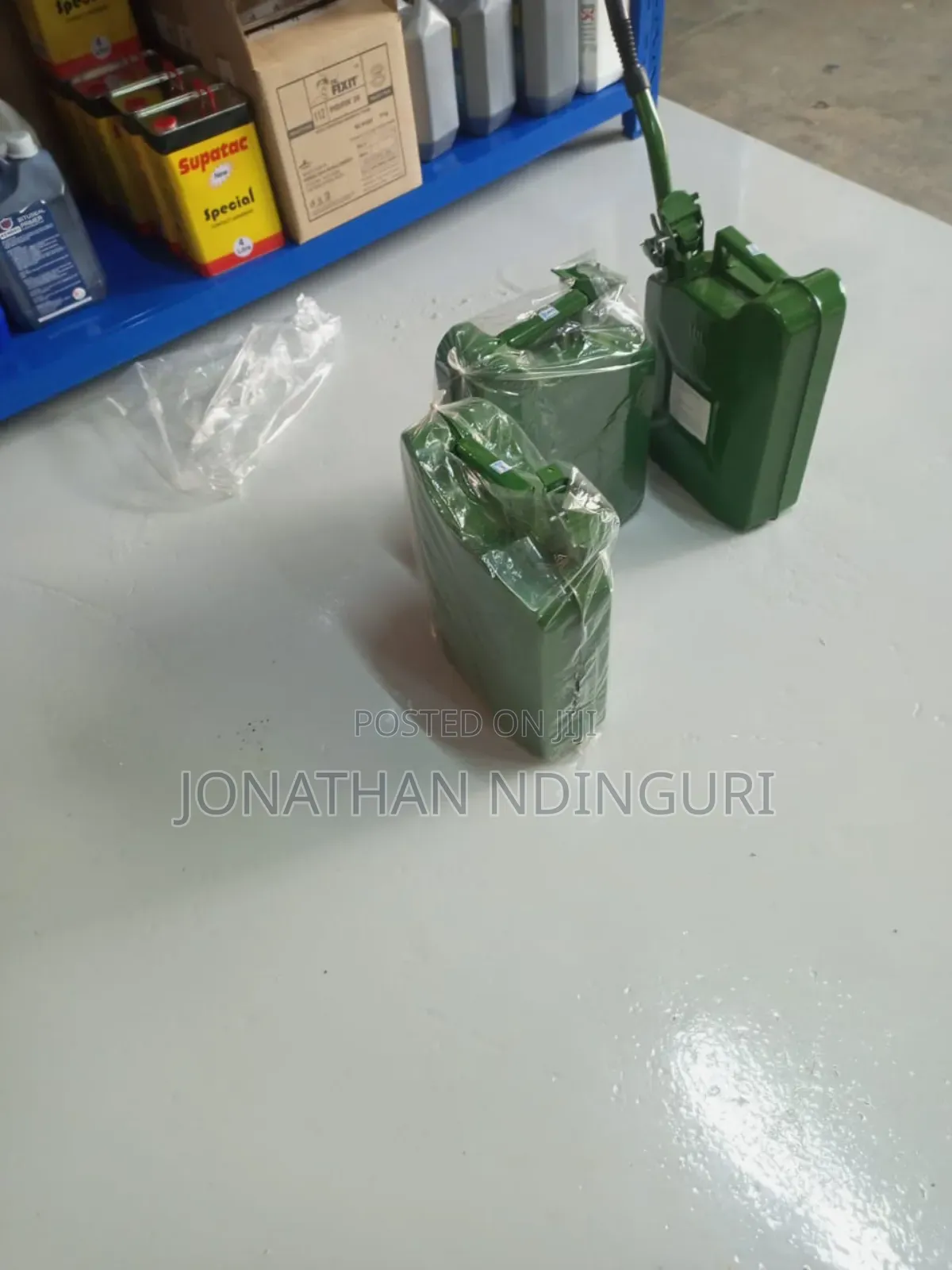 Rust-Resistant 10l Metal Jerrycan