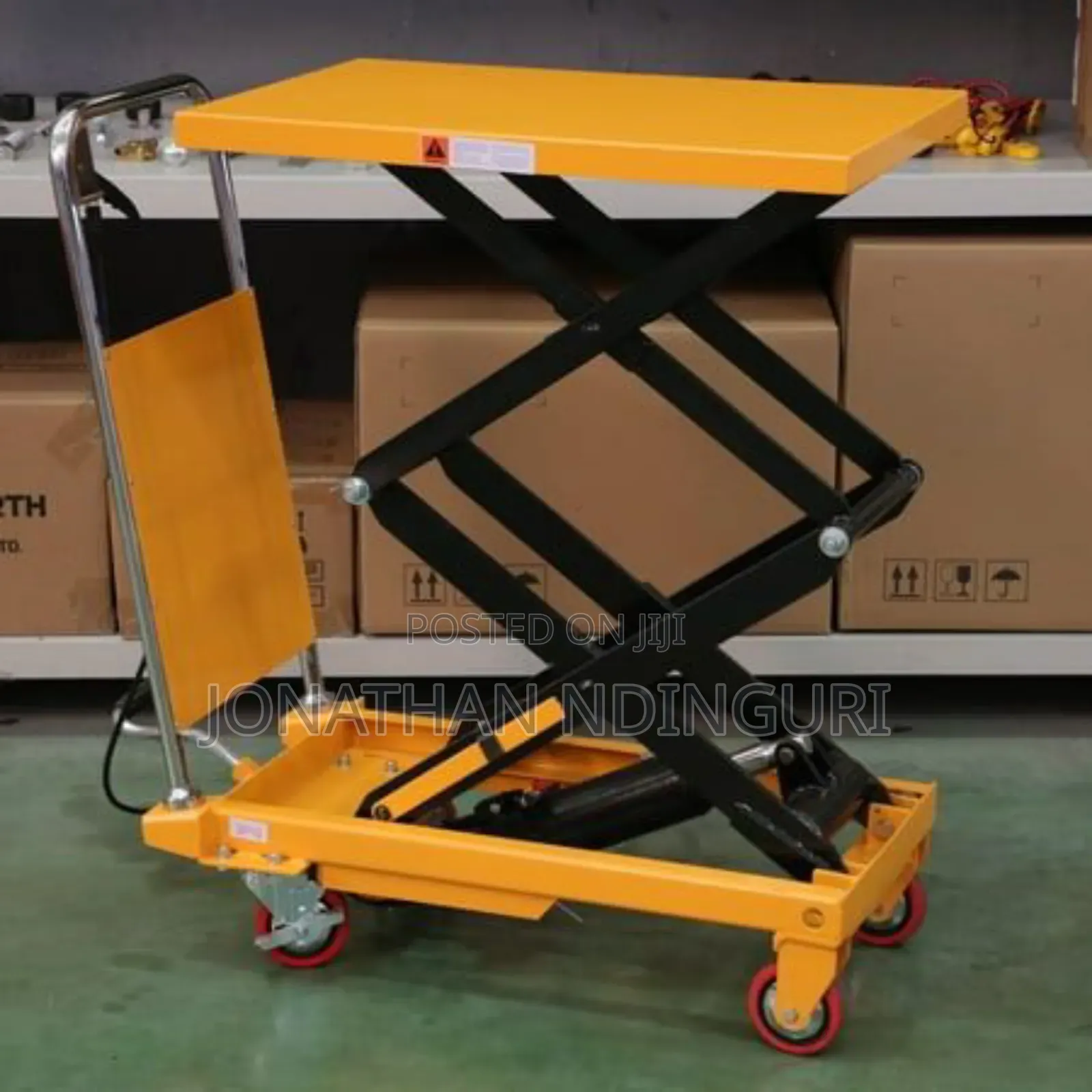 Manual Hydraulic Lift Table