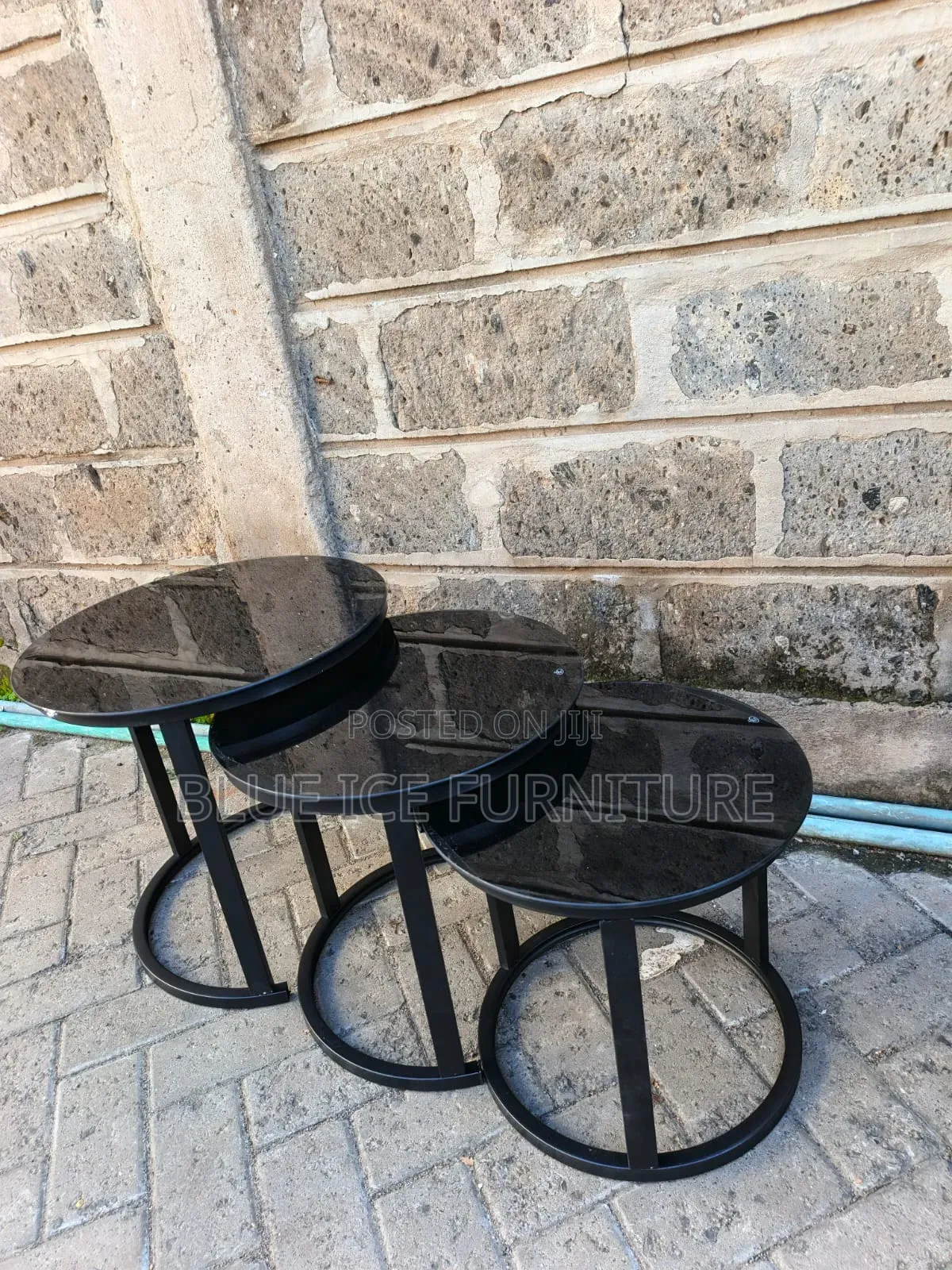 Modern 3-Pieces Nesting Coffee Table Set