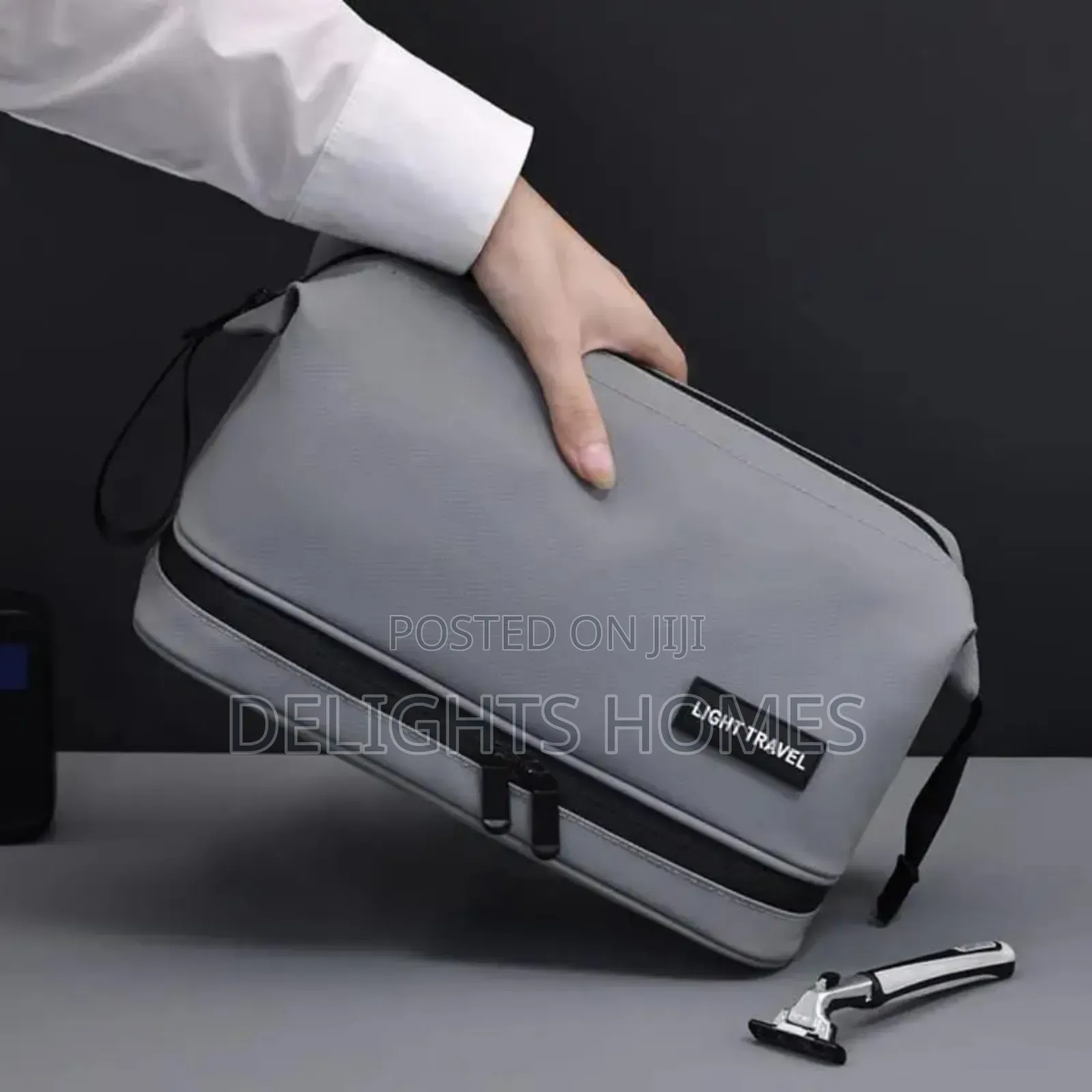 Double Layer Portable Travel Cosmetic Bag-Arv