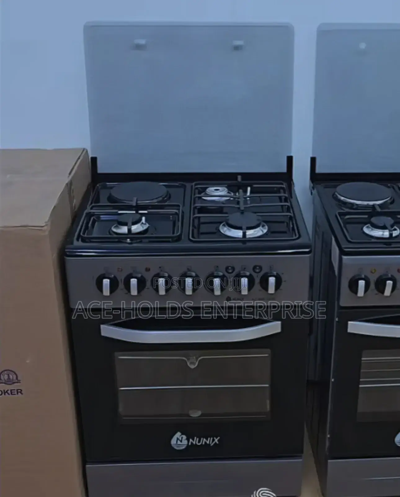 60*60 Free Nunix Standing Gas Cooker/ Electric Oven With Jet Valveɓ