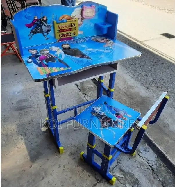 Home Desks; Adjustable Home Schools Fun Children Desks Chair Set