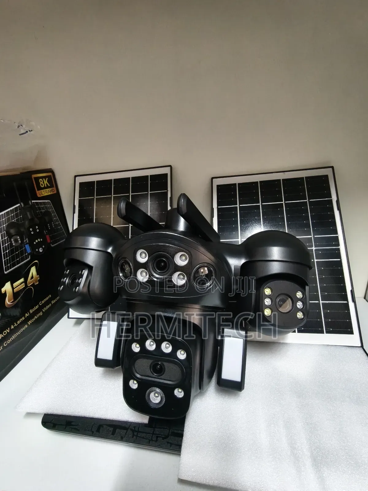 4 Lens Independent Lens CCTV 4g Solar Camera